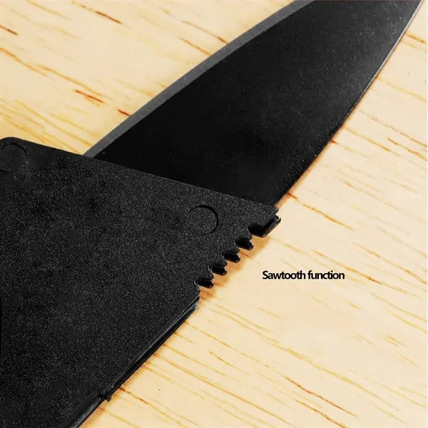 Foldable Versatile Waterproof Credit Card Shaped Fruit Knife