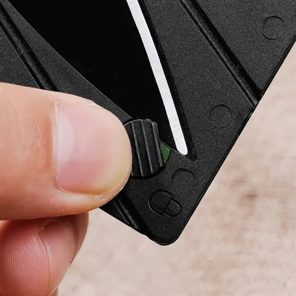 Foldable Versatile Waterproof Credit Card Shaped Fruit Knife