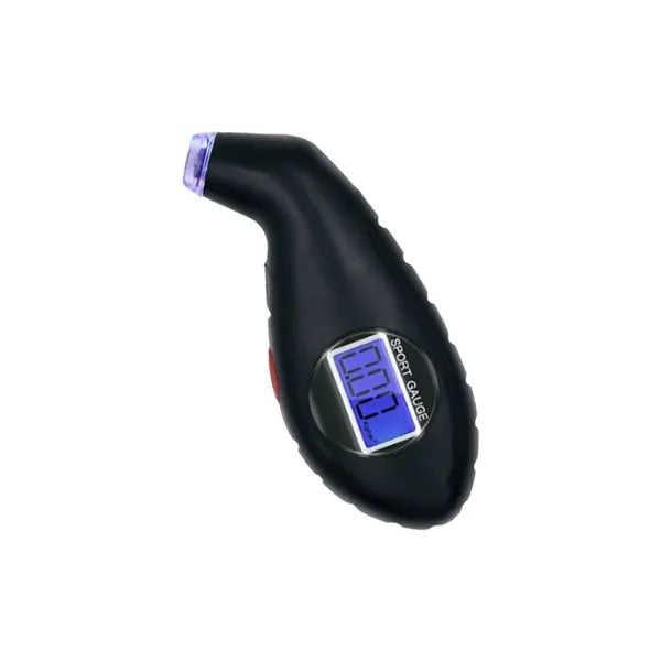Tire Pressure Gauge with Backlit LCD and Non-Slip Grip
