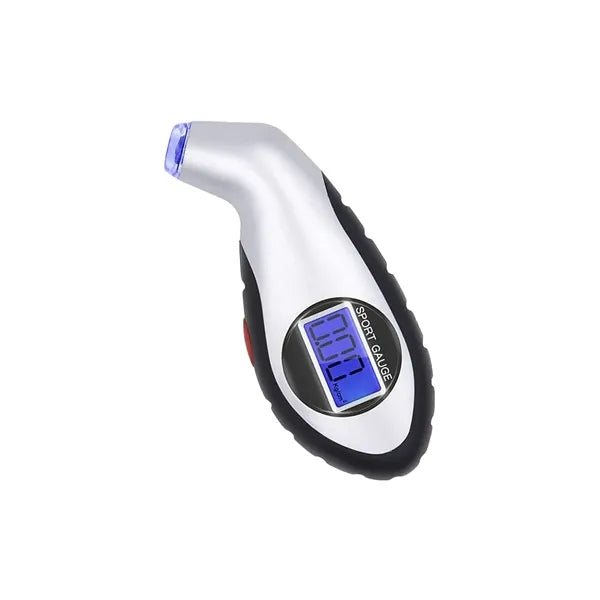 Tire Pressure Gauge with Backlit LCD and Non-Slip Grip
