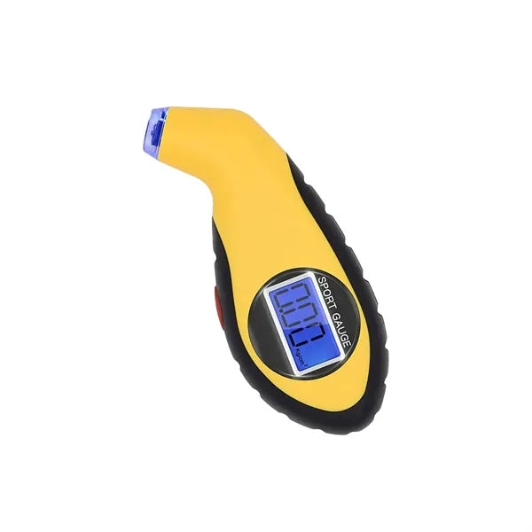 Tire Pressure Gauge with Backlit LCD and Non-Slip Grip
