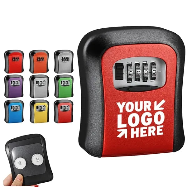 Key Lock Box with Code Hidden Holder