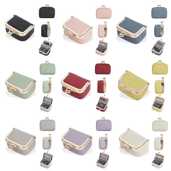 Genuine Leather Mini Jewelry Box