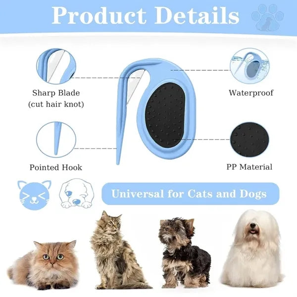 Cat & Dog Knotting Comb Pet Grooming Tool