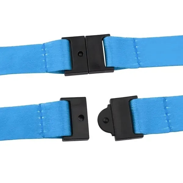 3/4 " Polyester Key Lanyard W/ Safety Breakaway Buckle