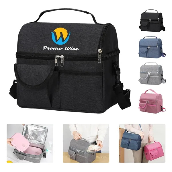Large Capacity Thickened Aluminum Foil Insulated Cooler Bag
