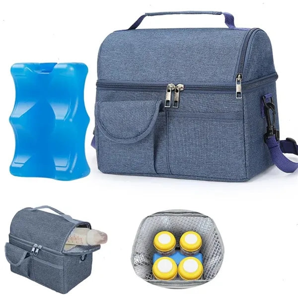 Large Capacity Thickened Aluminum Foil Insulated Cooler Bag