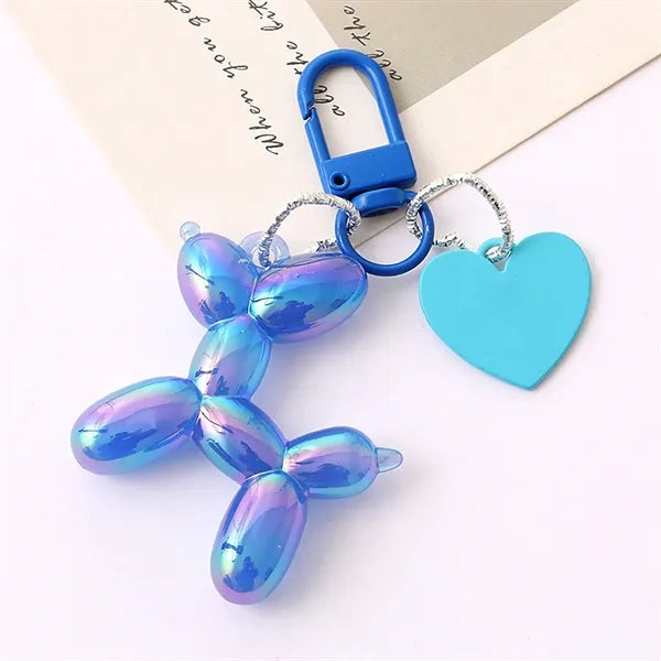 Balloon Dog Pendant Keychain