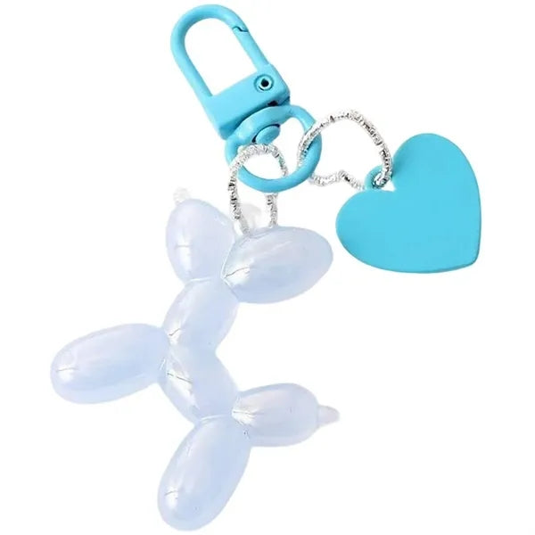 Balloon Dog Pendant Keychain