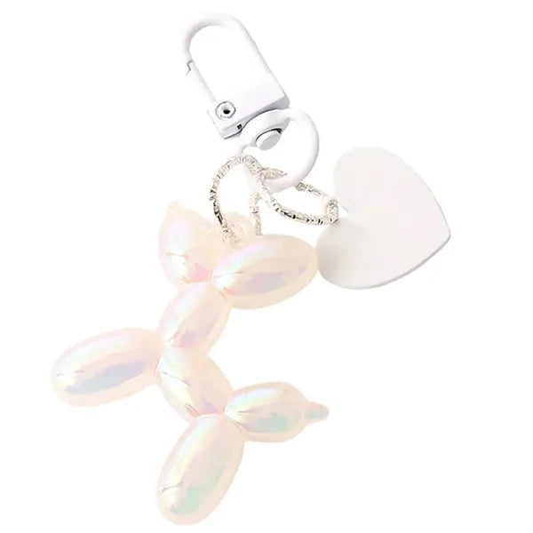 Balloon Dog Pendant Keychain