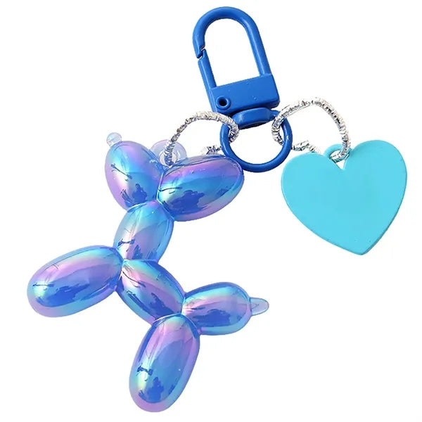 Balloon Dog Pendant Keychain