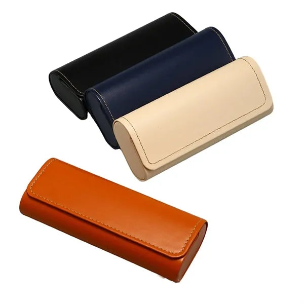 PU Leather Portable Eyeglass Case