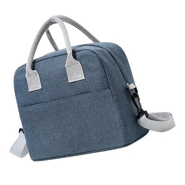 Large Capacity Portable Enforced Handle Lunch Cooler Bag