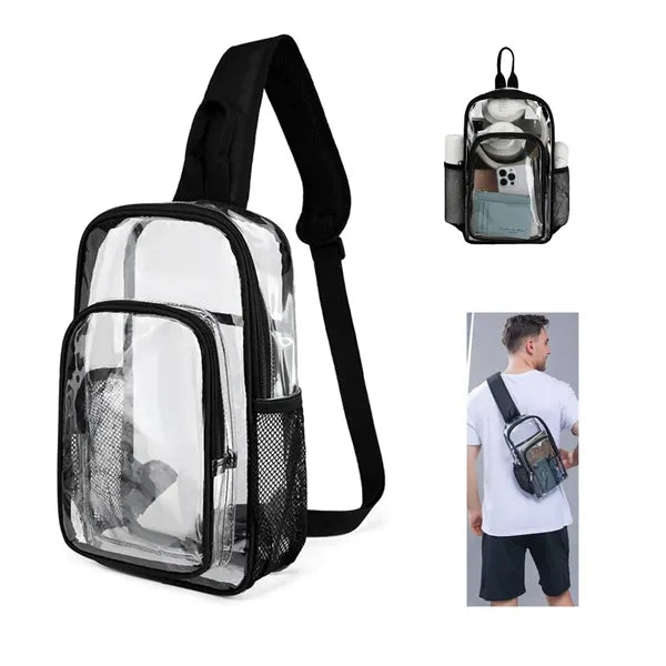 Transparent Chest Bag Backpack Stadium Approved