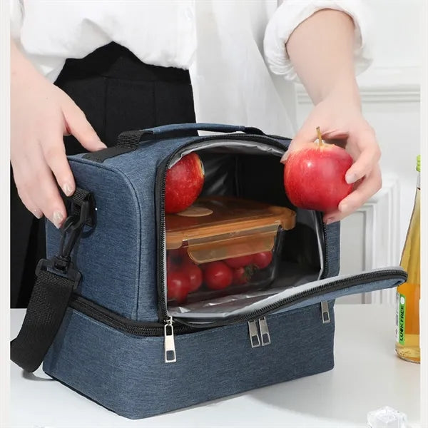 Double Layer Portable Large Capacity Crossbody Ice Pack