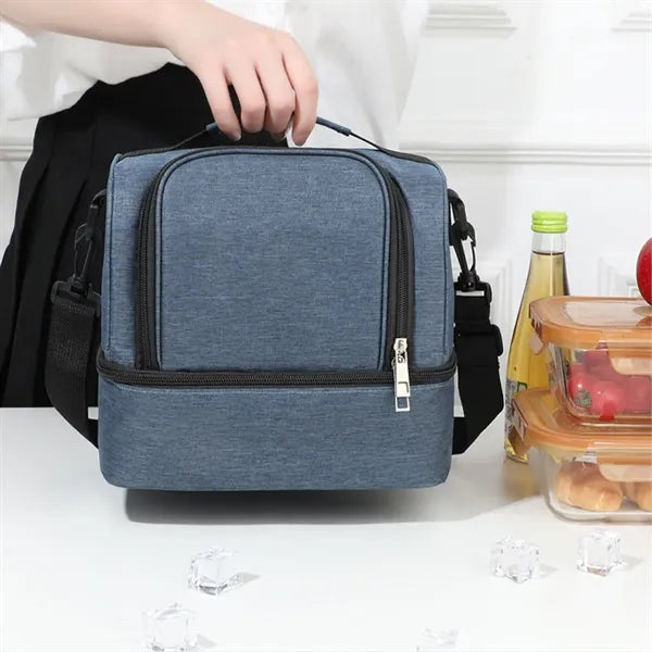 Double Layer Portable Large Capacity Crossbody Ice Pack