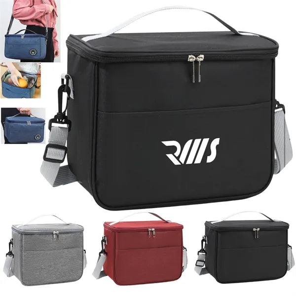 Insulated Square Oxford Lunch Bag