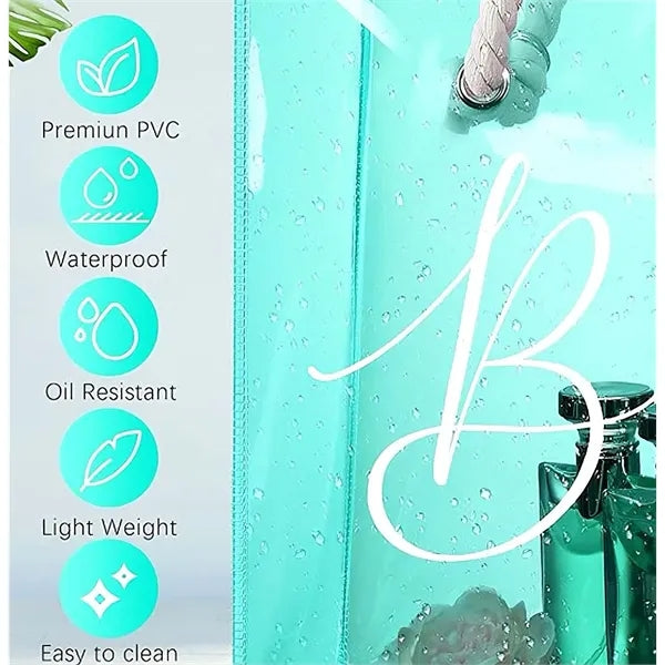 Clear Beach Tote Bag Transparent Plastic PVC