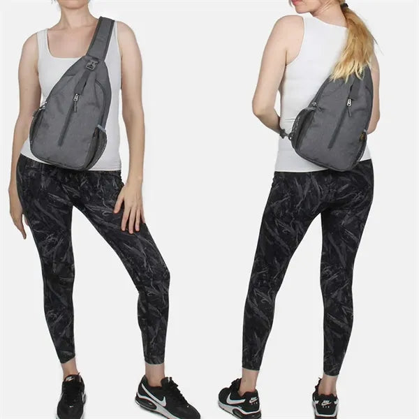 Waterproof Nylon Sling Bag Crossbody Chest