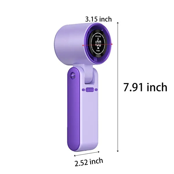 Portable Handheld Fan USB Rechargeable Quiet Cooling