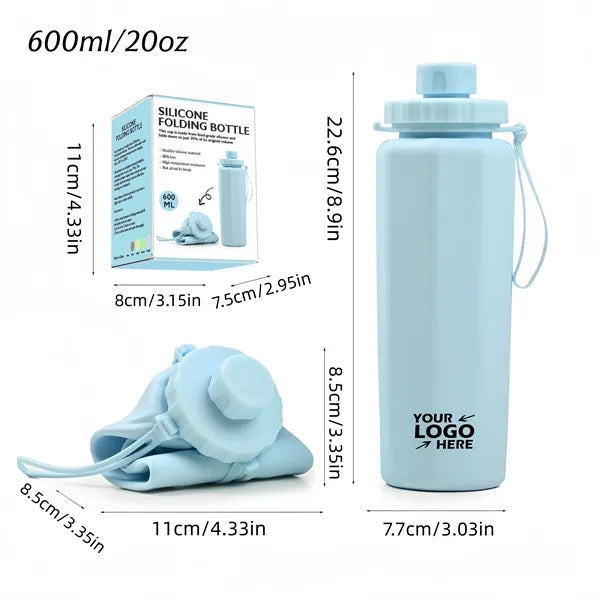 20oz Silicone Folding Bottle