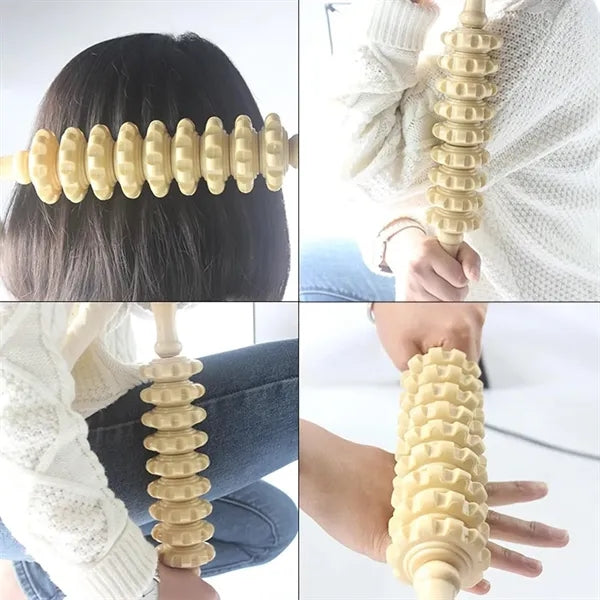 Wooden Muscle Relief Roller
