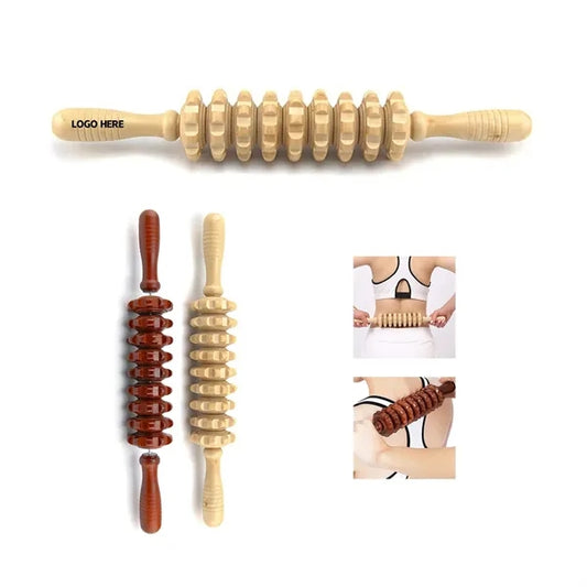 Wooden Muscle Relief Roller