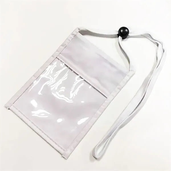 Polyester Economy Event Neck wallet with Lanyard