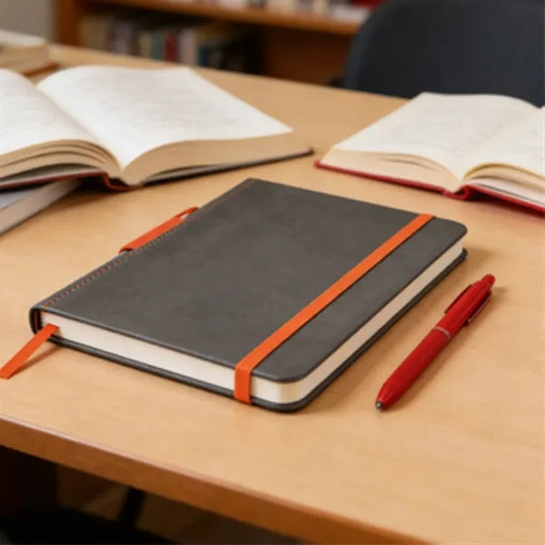 Small Pocket Sized Notebook with Pen Holder And Gelpen