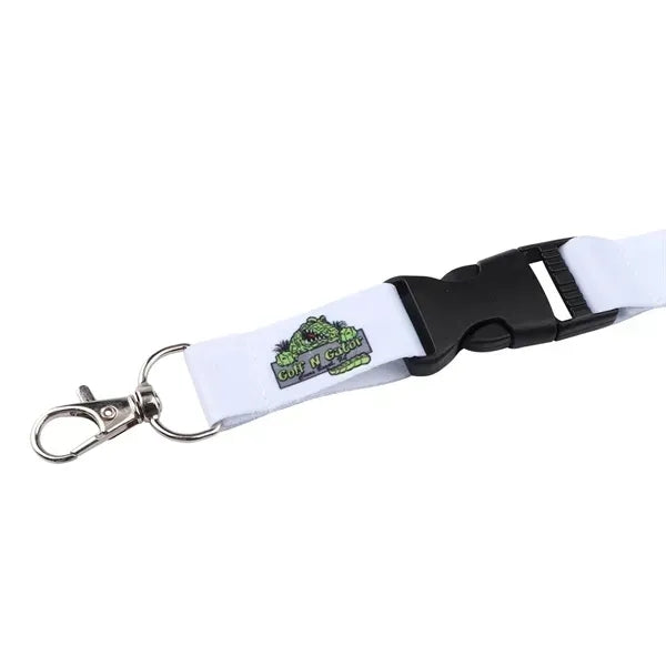 3/4" Polyester Detach Lanyards Badge Holder W/ Swivel Hook
