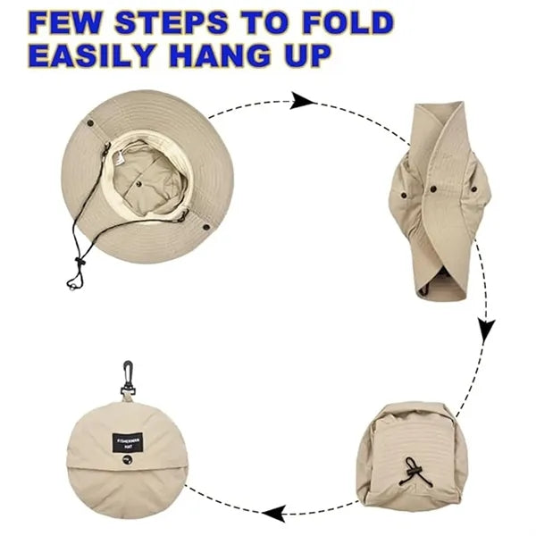 Packable Waterproof Polyester Bucket Hat