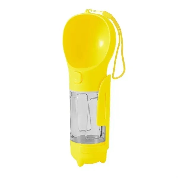 3 in 1 Pet Water Bottle, Poop Bag & Food Dispenser