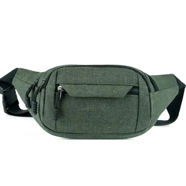 Crossbody Fanny Pack With 4-Zipper Pockets