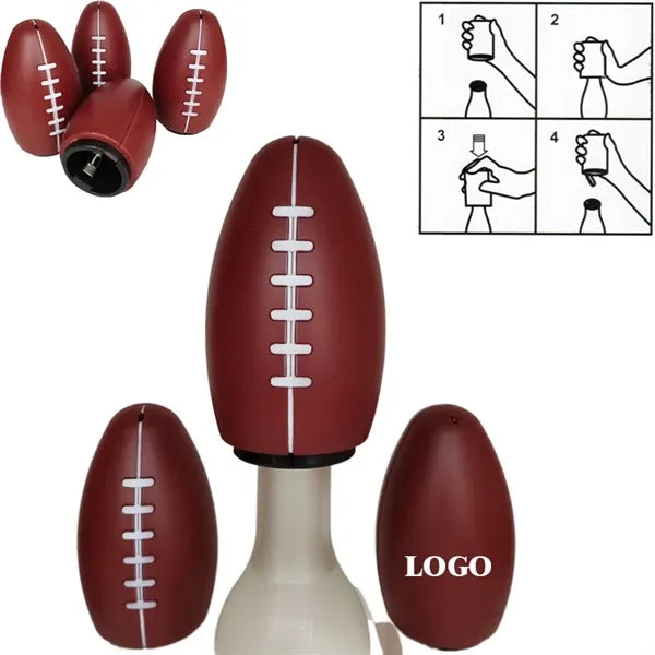 Rugby Shaped Automatic Press Bottle Opener