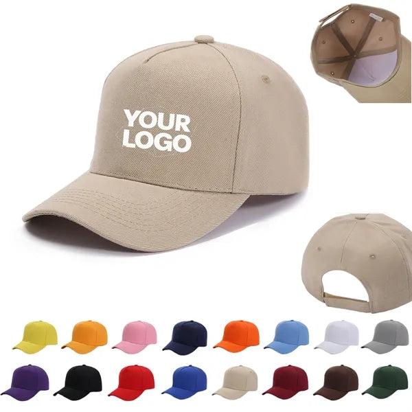 5 Panel Polyester Baseball Cap