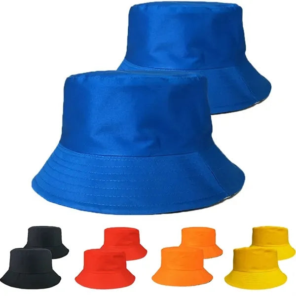 Unisex Cotton Fishing Bucket Sun Hat