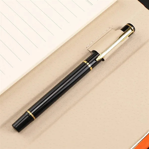 A5 PU Leather Loose Leaf Magnetic Notebook w/ Card Slots