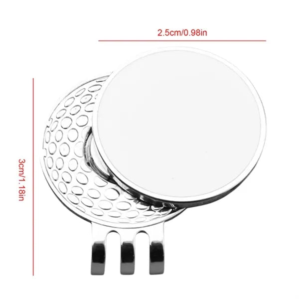 Golf Ball Markers With Hat Clips For Men Women Golfer