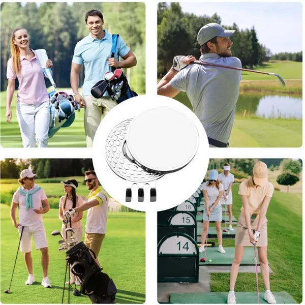 Golf Ball Markers With Hat Clips For Men Women Golfer