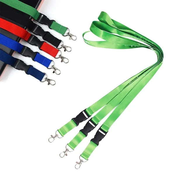Lanyard With Metal Hook And Quick Release Clip