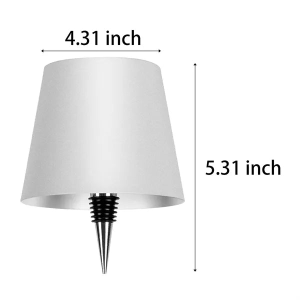 Wireless Bottle Lamp Rechargeable Stepless Dimming LED