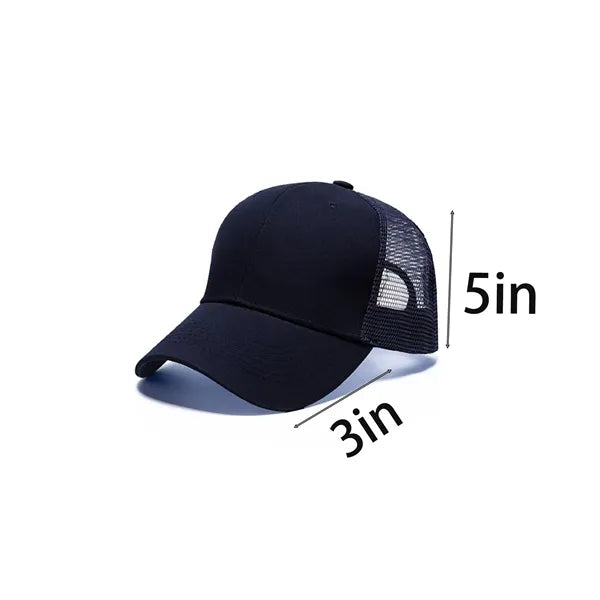 6 Panel Cotton Mesh Trucker Cap