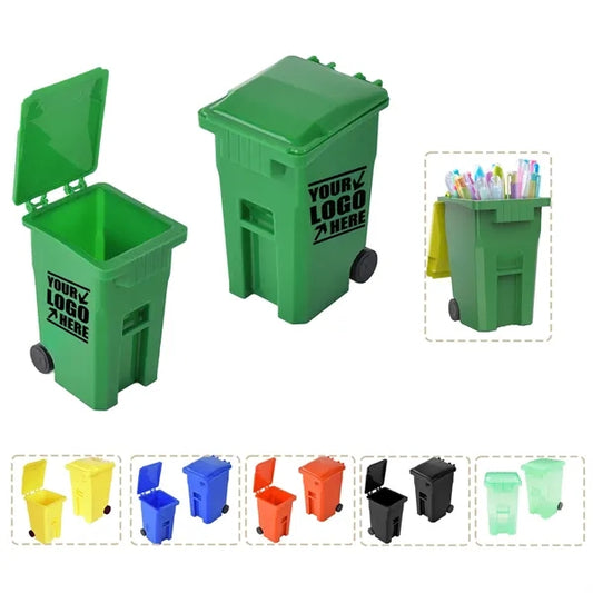 Mini Desktop Trash Can Pencil Organizer