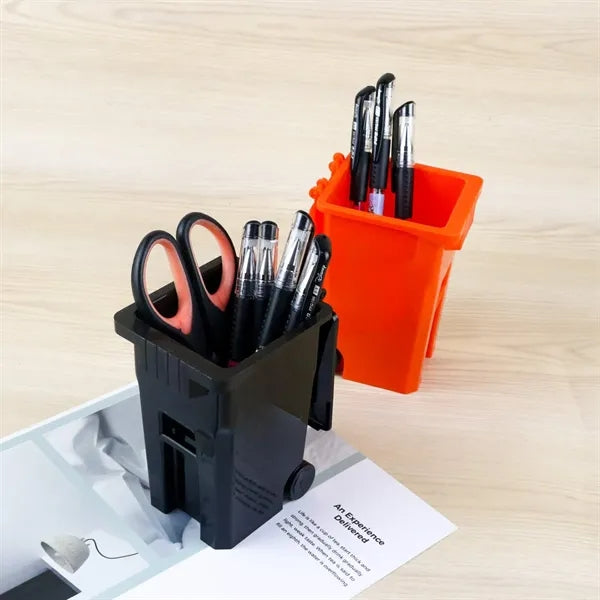 Mini Desktop Trash Can Pencil Organizer