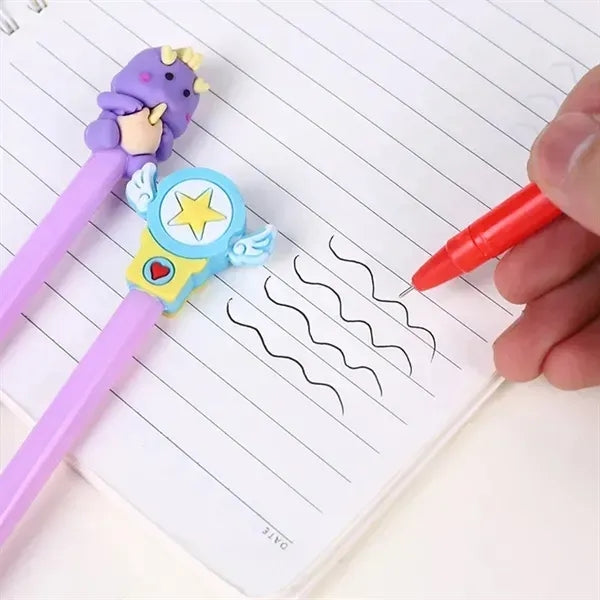 0.5mm Black Ink Cartoon Animal Pens for Kids