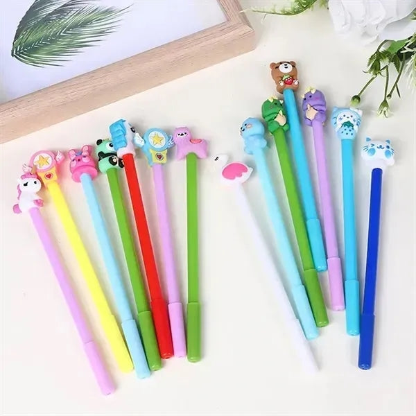 0.5mm Black Ink Cartoon Animal Pens for Kids