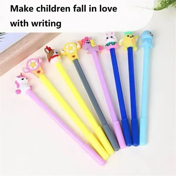 0.5mm Black Ink Cartoon Animal Pens for Kids