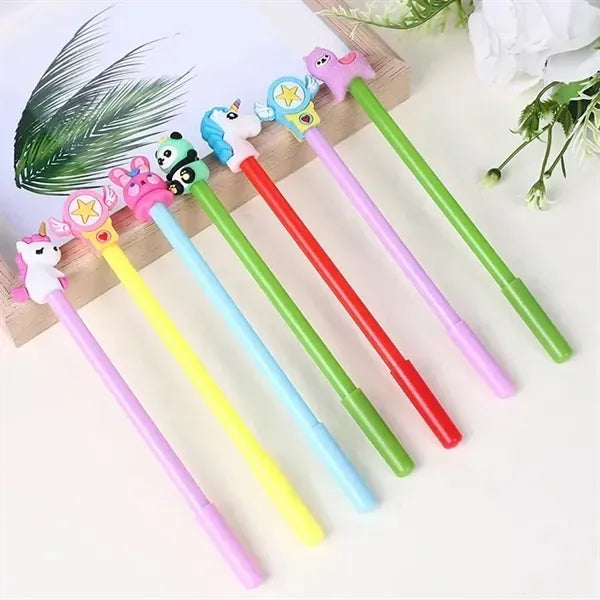 0.5mm Black Ink Cartoon Animal Pens for Kids