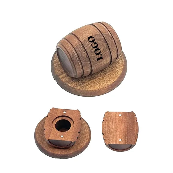 Wooden Barrel Whiskey Smoker