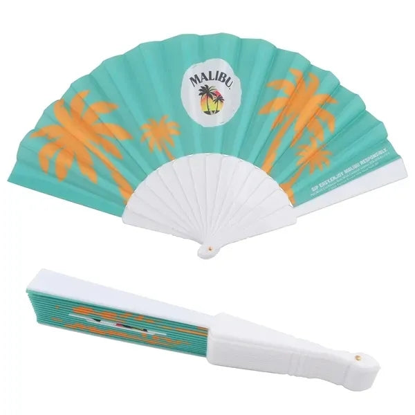Stay cool on hot summer days with this practical folding fan